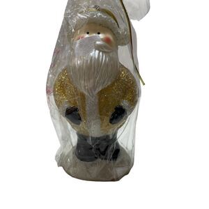 Pottery Barn Vintage Santa Claus Candle NEW 6" Tall‎